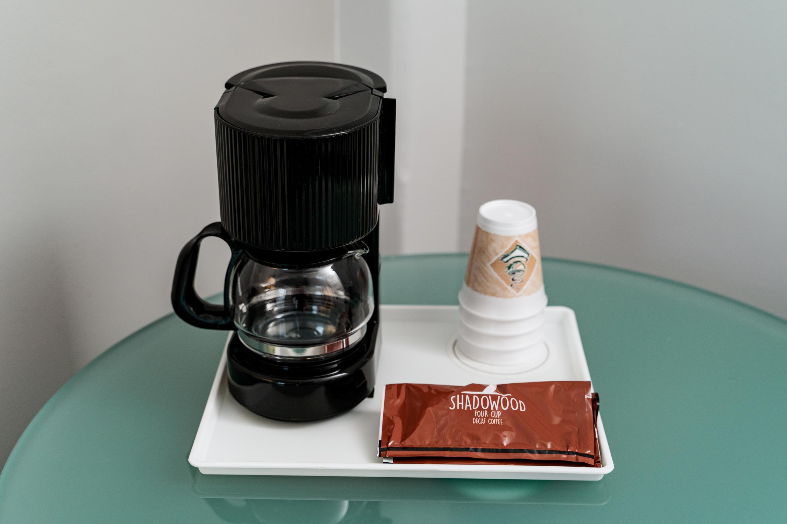 Coffee maker and disposable cups